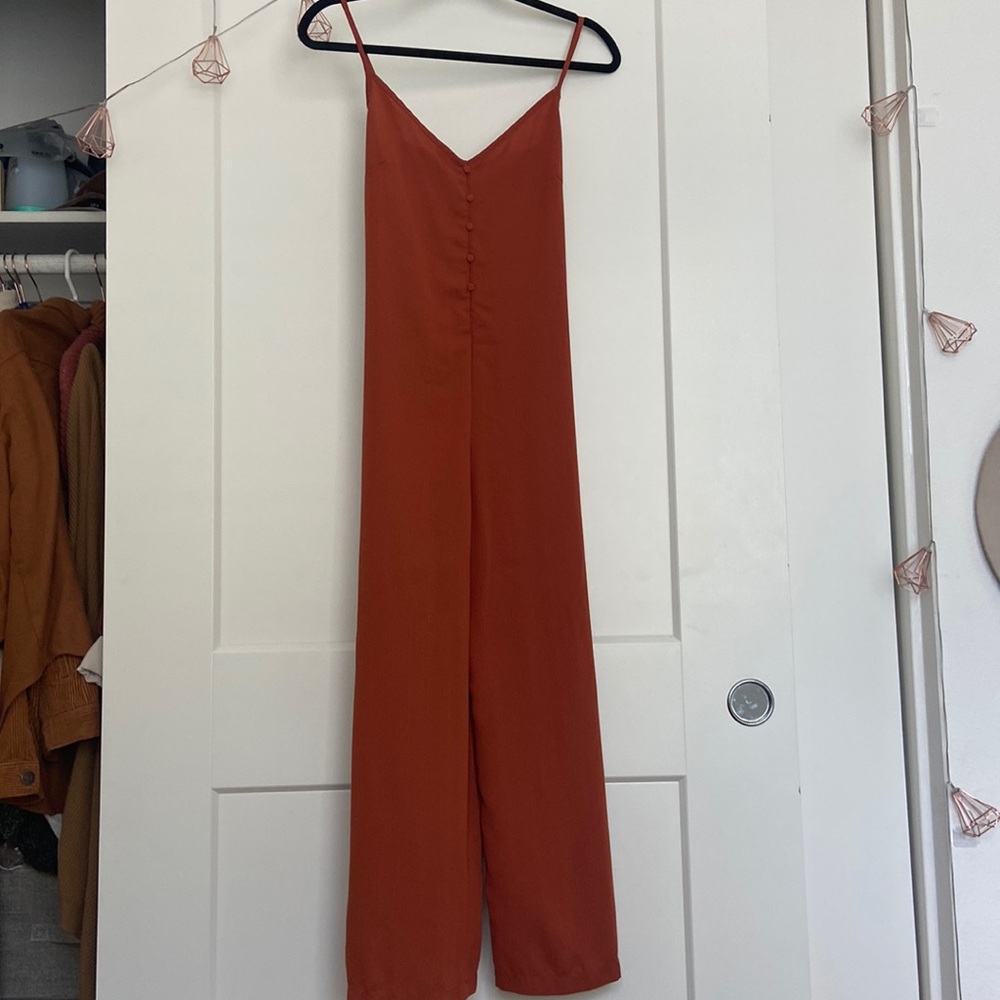 Burnt Orange Jumpsuit